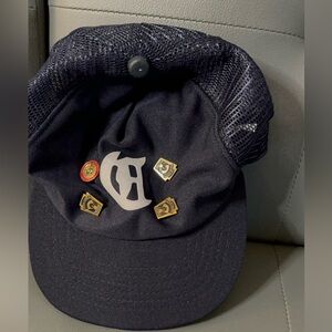 Vintage hat with pins from the 80/90